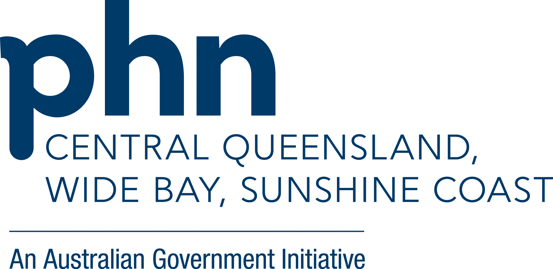 PHN Central Queensland, Wide Bar, Sunshine Coast Logo